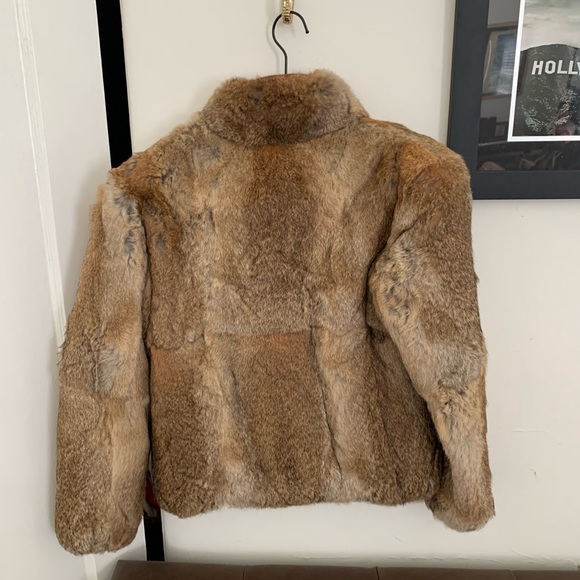 Vintage rabbit fur coat - Picture 2 of 2